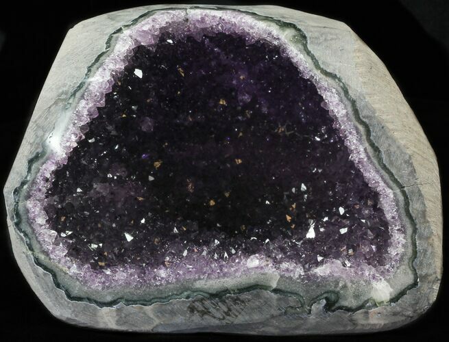 Purple Amethyst Geode - Uruguay #30926